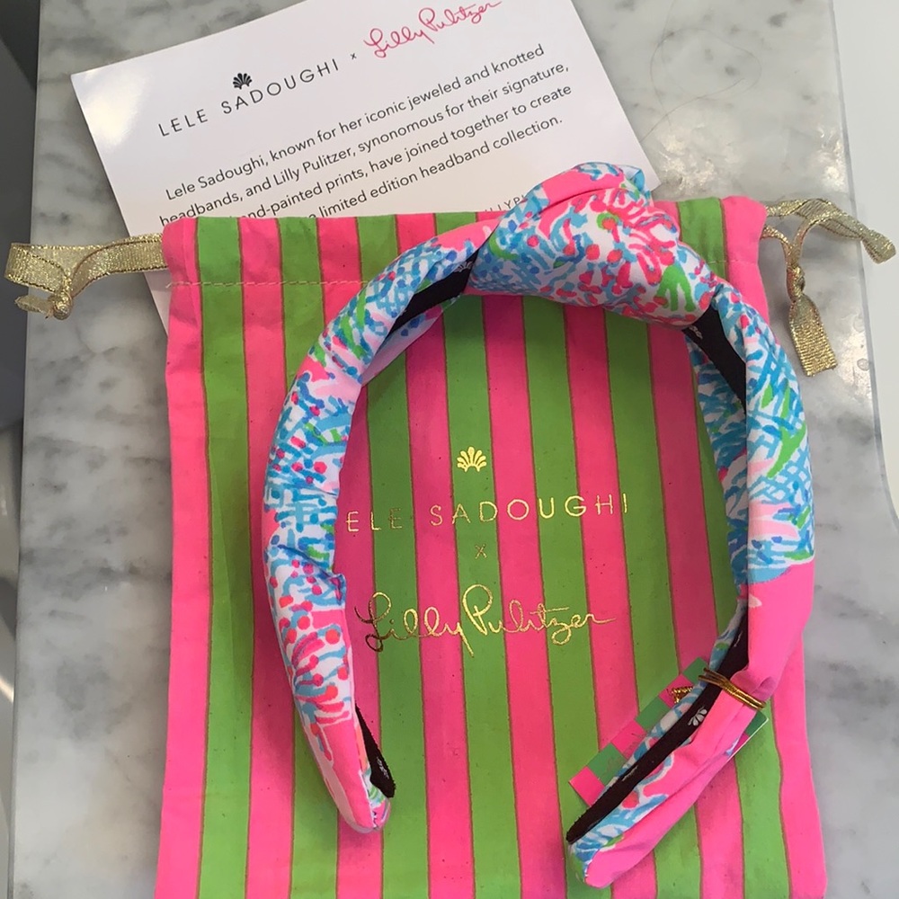 Lilly Pulitzer and Lele Sadoughi collab headband